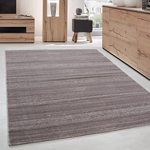 Carpettex Teppich Wohnzimmer Kurzflor 140 x 200 cm Beige Modern Unicolor - Einfarbig -Teppich Schlafzimmer Flauschig Extra Weich Waschbar Küchenteppich Teppich Esszimmer Kinderzimmer Wohnzimmerteppich von Carpettex Teppich