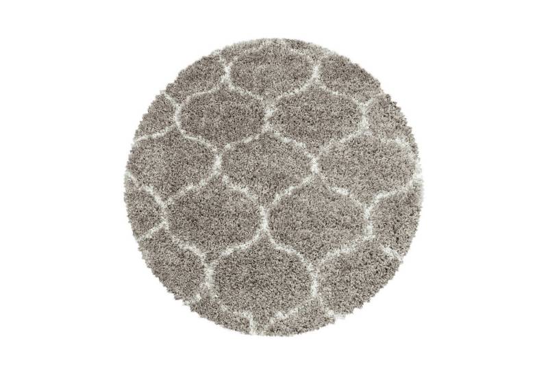 Carpettex Hochflor-Teppich Skandinavisches Design, Rund, Höhe: 30 mm, Teppich Wohnzimmer Skandinavisches Design Shaggy Langflor flauschig Carpettex Hochflor-Teppich Skandinavisches Design, Rund, Höhe: 30 mm, Teppich Wohnzimmer Skandinavisches Design Shaggy Langflor flauschig von Carpettex