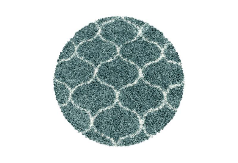 Carpettex Hochflor-Teppich Skandinavisches Design, Rund, Höhe: 30 mm, Teppich Wohnzimmer Skandinavisches Design Shaggy Langflor flauschig von Carpettex