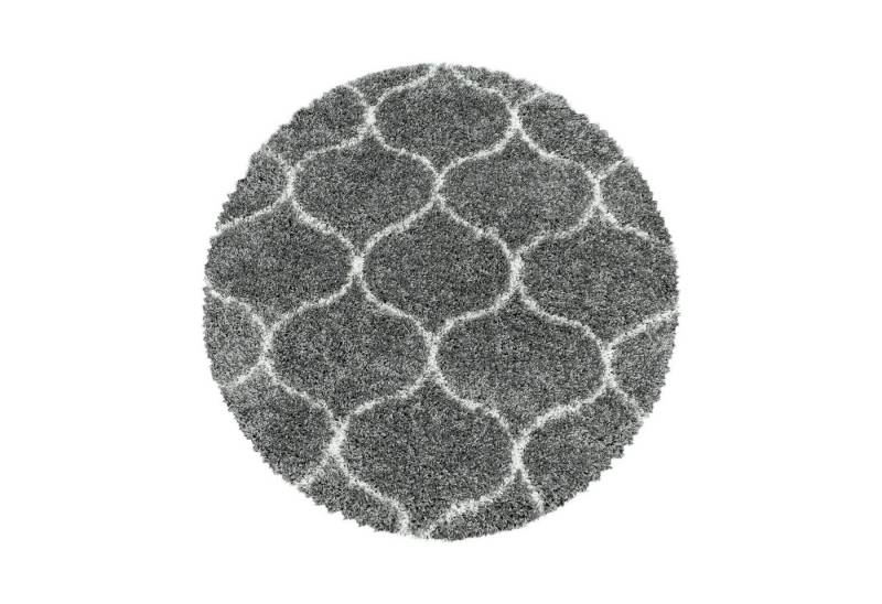 Carpettex Hochflor-Teppich Skandinavisches Design, Rund, Höhe: 30 mm, Teppich Wohnzimmer Skandinavisches Design Shaggy Langflor flauschig von Carpettex