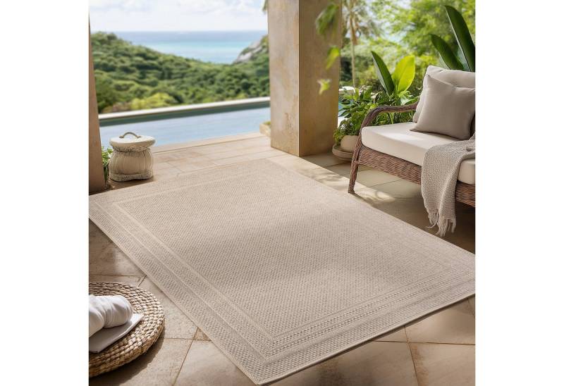 Carpettex Outdoorteppich Boho Design, Läufer, Höhe: 5 mm, Outdoor Teppich Wetterfest Modern Design Wohnzimmer Küchen Terrasse Carpettex Outdoorteppich Boho Design, Läufer, Höhe: 5 mm, Outdoor Teppich Wetterfest Modern Design Wohnzimmer Küchen Terrasse von Carpettex