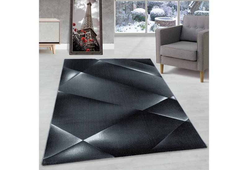 Carpettex Designteppich Abstrakt Design, Läufer, Höhe: 9 mm, Kurzflor Teppich Abstrakt Design Teppich Schwarz Teppich Wohnzimmer Carpettex Designteppich Abstrakt Design, Läufer, Höhe: 9 mm, Kurzflor Teppich Abstrakt Design Teppich Schwarz Teppich Wohnzimmer von Carpettex