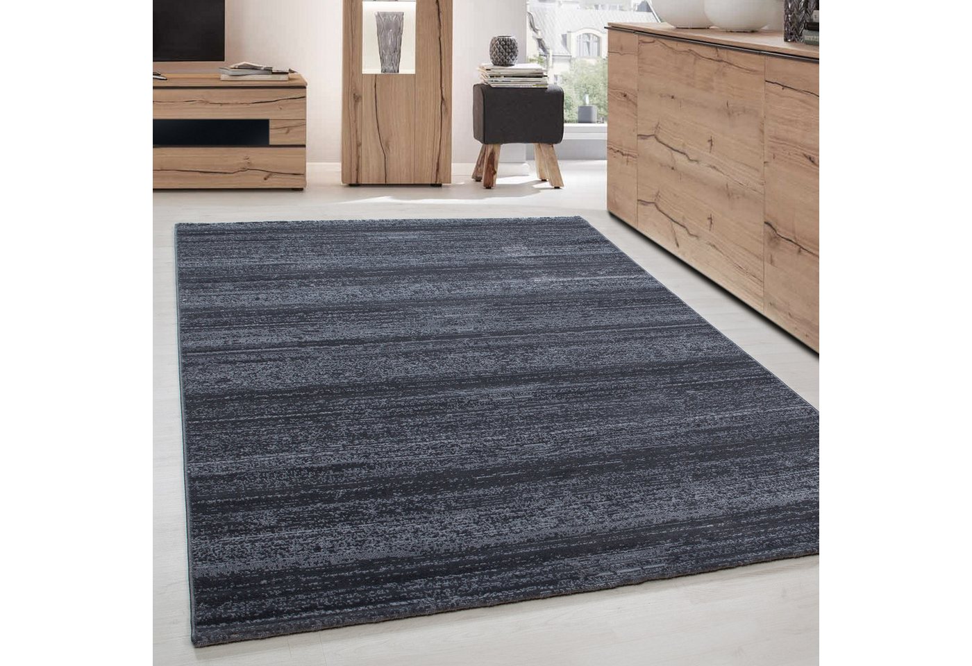 Designteppich Unicolor - Einfarbig, Carpettex, Läufer, Höhe: 6 mm, Modern Kurzflor Teppich Wohnzimmer Einfarbig Weicher flor Pflegeleicht von Carpettex