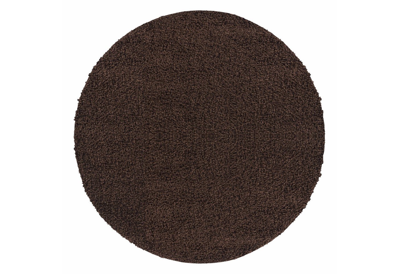 Hochflor-Teppich Unicolor - Einfarbig, Carpettex, Rund, Höhe: 30 mm, Modern Kurzflor Teppich Wohnzimmer Abstrakt Design Rosa Pflegeleicht von Carpettex