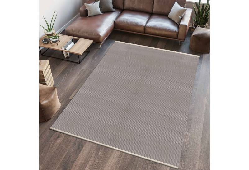 Carpettex Orientteppich Unicolor - Einfarbig, Rechteckig, Höhe: 7 mm, Design Wohnzimmer Teppich Einfarbig Boho-Stil Waschbar Anti-Rutsch Carpettex Orientteppich Unicolor - Einfarbig, Rechteckig, Höhe: 7 mm, Design Wohnzimmer Teppich Einfarbig Boho-Stil Waschbar Anti-Rutsch von Carpettex