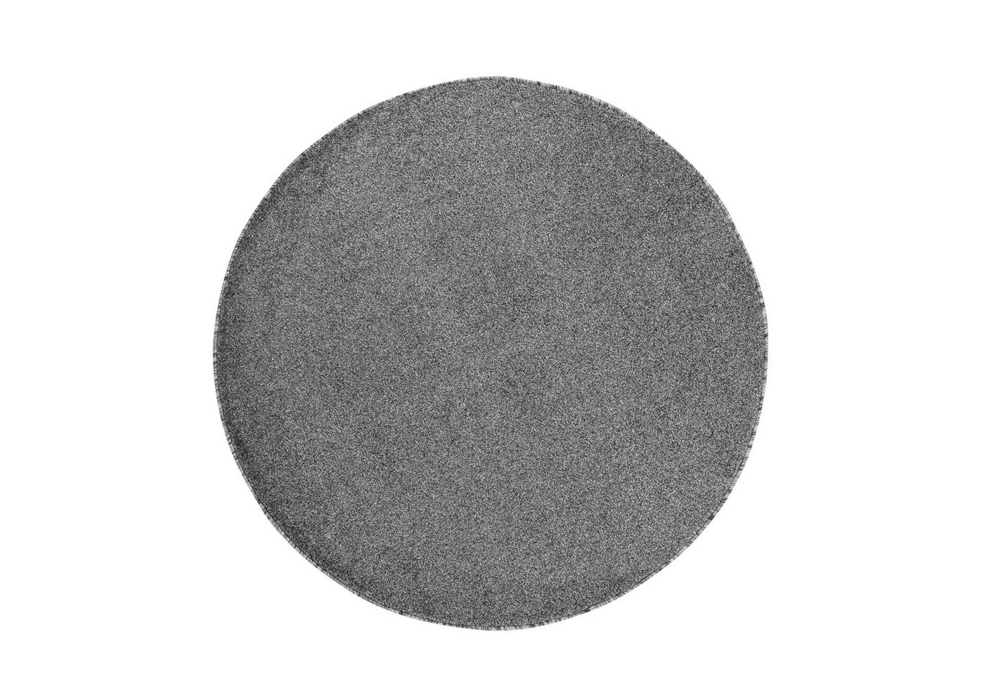 Veloursteppich Unicolor - Einfarbig, Carpettex, Rund, Höhe: 11 mm, Einfarbig Kurzflor Runder Teppich Wohnzimmer Flauschig Weich von Carpettex