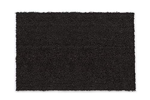 Carpido rutschfeste Kokosmatten - antibakterielle Türmatte - für den überdachten Außenbereich - nachhaltige Naturfaser - 100% Kokos - 40x60 cm - schwarz von Carpido