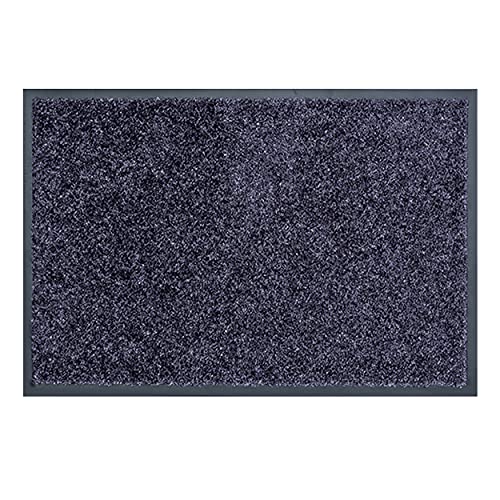 Carpido Fußmatte blaugrau – Eingangsmatte innen – Schmutzfangmatte 90x250 cm – Läufer Flur rutschfest – Wohnzimmer Deko - Türmatte Sauberlaufmatte Carpido Fußmatte blaugrau – Eingangsmatte innen – Schmutzfangmatte 90x250 cm – Läufer Flur rutschfest – Wohnzimmer Deko - Türmatte Sauberlaufmatte von Carpido
