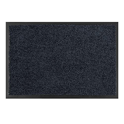Carpido Fußmatte schwarz – Eingangsmatte innen – Schmutzfangmatte 90x150 cm – Läufer Flur rutschfest – Wohnzimmer Deko - Türmatte Sauberlaufmatte Carpido Fußmatte schwarz – Eingangsmatte innen – Schmutzfangmatte 90x150 cm – Läufer Flur rutschfest – Wohnzimmer Deko - Türmatte Sauberlaufmatte von Carpido
