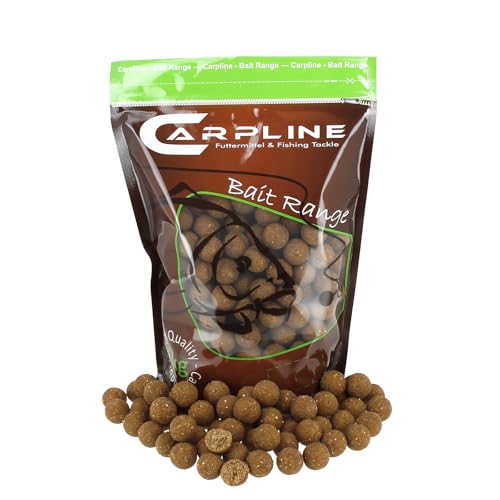 Carpline24 Premium Boilies Leber 20 mm, 1 kg Beutel - Karpfenköder zum Angeln, Futterboilies zum Anfüttern von Karpfen, Angelfutter mit Lockstoff Carpline24 Premium Boilies Leber 20 mm, 1 kg Beutel - Karpfenköder zum Angeln, Futterboilies zum Anfüttern von Karpfen, Angelfutter mit Lockstoff von Carpline24