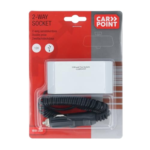 Carpoint 2-Fach Ladegerät 2x12V 1xUSB 2.4A von Carpoint