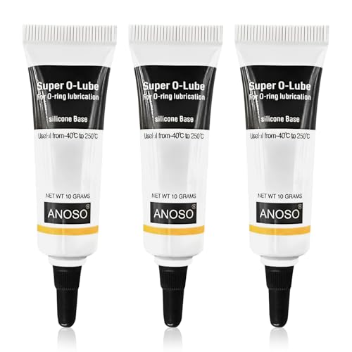 3Pcs Silikonfett Silicone Grease O Ring Fett Transparent Silikonfett für Dichtungen Silikonfett Für Wasserhähne Maschinen Klempnerventile Verhindert Das Anhaften von Ventilen und O-Ringen (30g) von Carreneu