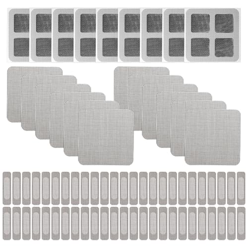 72 Pcs Fliegengitter Reparatur Set Fliegengitter Reparatur Klebeband Fliegengitter Reparatur Reparaturset Fliegengitter Reparaturset FüR Fliegengitter Reparaturset Fliegengitter Reparatur von Carreneu