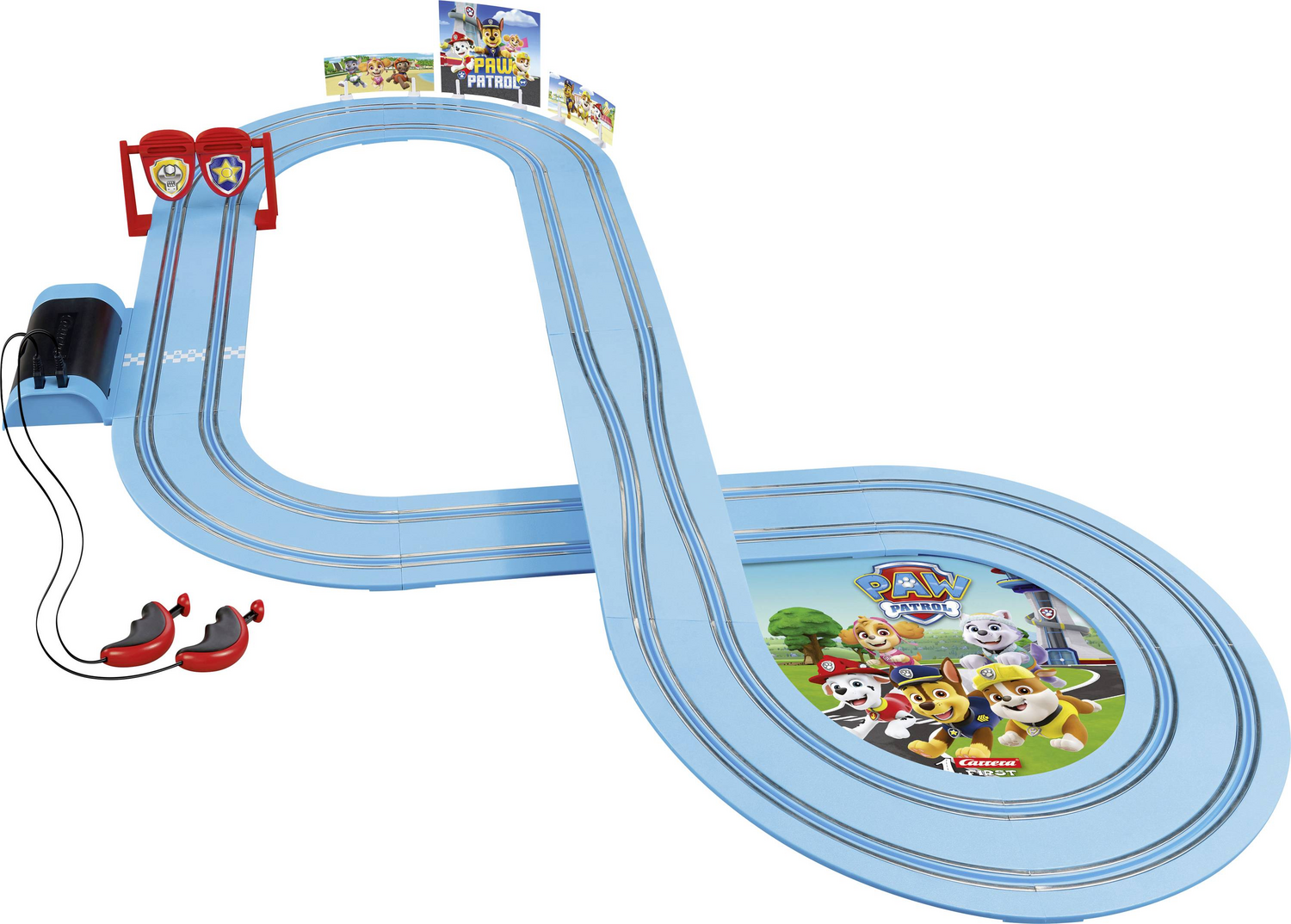 Carrera 20063035 First Paw Patrol On The Double Start Set Rennwagen Spielzeug B-Ware von Carrera
