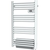 Handtuchheizkörper 500 w + Gebläse 1000 w (1500 w) - Runde Rohre - Weiß - Blanc - Carrera von Carrera