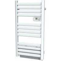 Handtuchheizkörper mit flachen Lamellen 500 w + Gebläse 1000 w - Weiß - Blanc - Carrera von Carrera