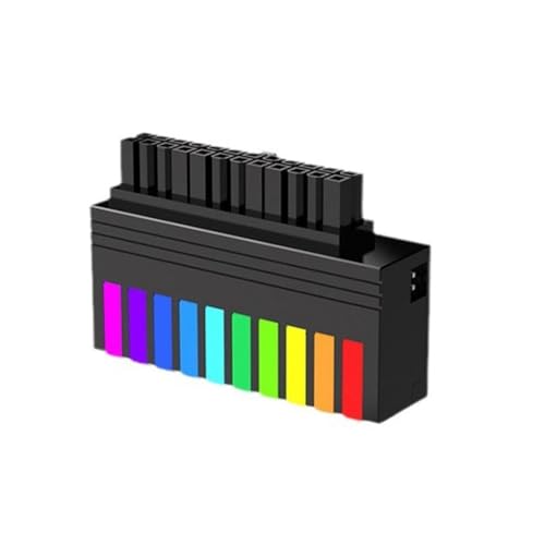 Carriere ATX 24Pin 90 Grad Netzteil 5V 3 Pin ARGB ATX 24-Pin Stromanschluss Aura Sync für Desktop-PC Netzteil Schwarz Langlebig Einfache Installation Carriere ATX 24Pin 90 Grad Netzteil 5V 3 Pin ARGB ATX 24-Pin Stromanschluss Aura Sync für Desktop-PC Netzteil Schwarz Langlebig Einfache Installation von Carriere