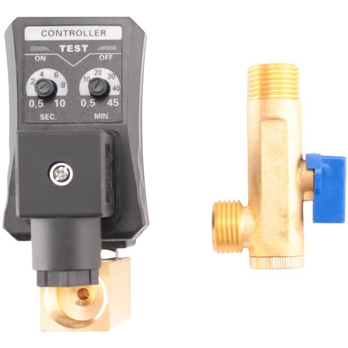 Carriere G1/2 DN15 230V Automatischer Zeitgesteuerter Wassertank Elektronisches Zeitgesteuertes Ablassventil für Luftkompressor-Kondensatmanagement Langlebig Carriere G1/2 DN15 230V Automatischer Zeitgesteuerter Wassertank Elektronisches Zeitgesteuertes Ablassventil für Luftkompressor-Kondensatmanagement Langlebig von Carriere