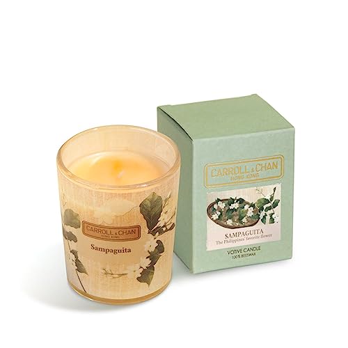 Duftkerze aus Bienenwachs Sampaguita von Carroll&Chan