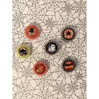 Halloween Magnete Mit Faux Kristallen - Ausgefallene Seltene Erden Spinnen Dekorationen von CarrotPatchCrafts