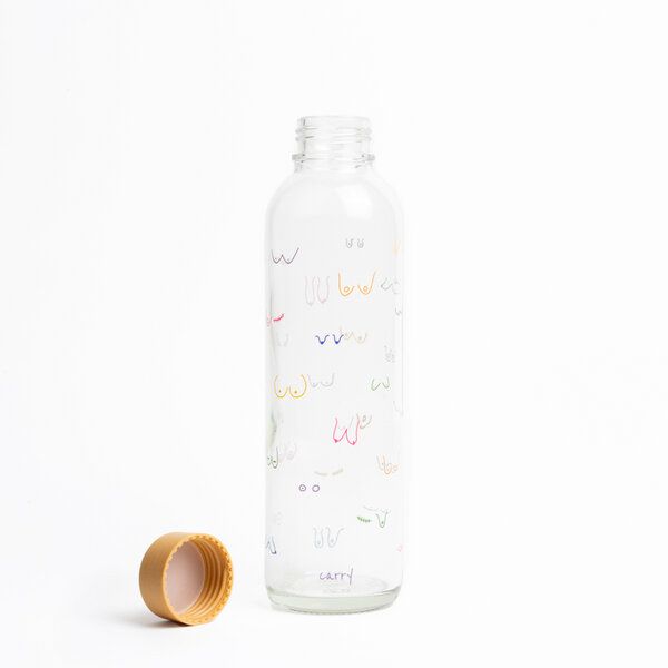 Carry Bottles Glastrinkflasche 0.7l verschiedene Designs von Carry Bottles