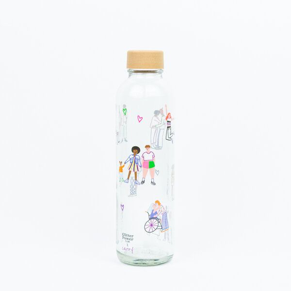 Carry Bottles Glastrinkflasche 0.7l verschiedene Designs von Carry Bottles