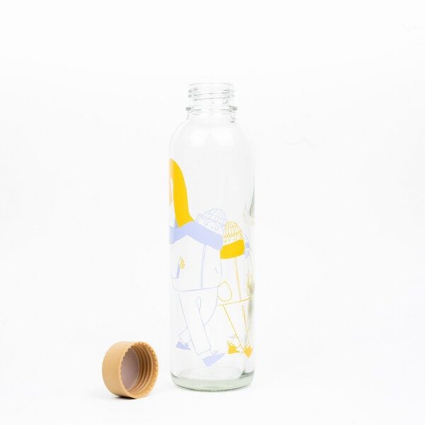 Carry Bottles Glastrinkflasche 0.7l verschiedene Designs von Carry Bottles