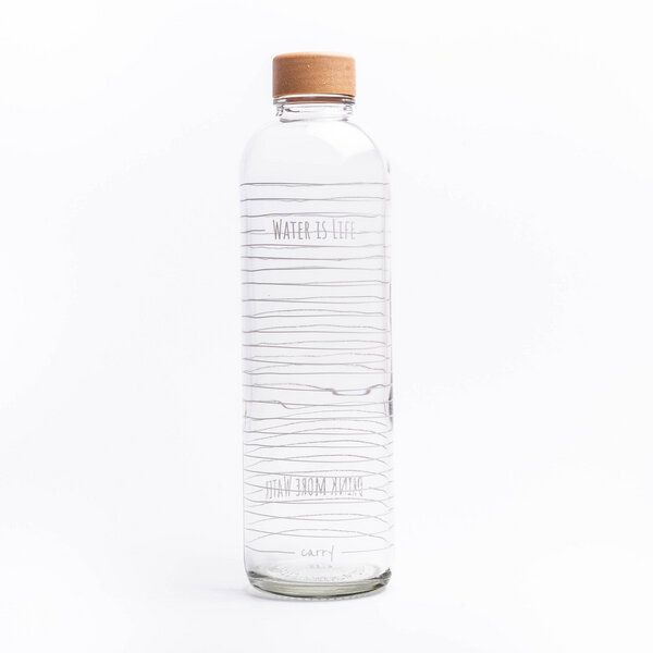 Carry Bottles Glastrinkflasche 1.0l verschiedene Designs von Carry Bottles