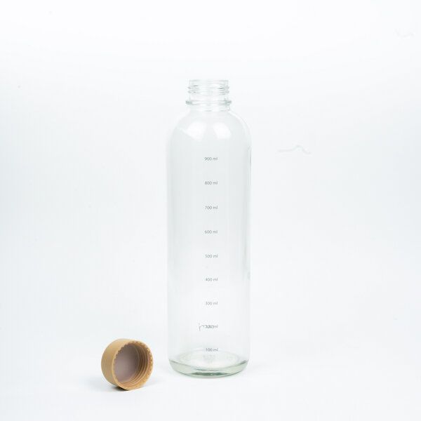 Carry Bottles Glastrinkflasche 1.0l verschiedene Designs von Carry Bottles