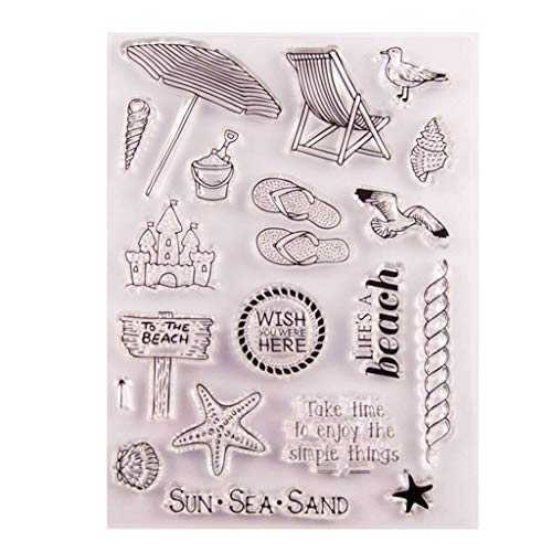 Carry stone Strand Silikon Clear Stamp Seal DIY Scrapbook Prägung Album Dekor Kunsthandwerk Carry stone Strand Silikon Clear Stamp Seal DIY Scrapbook Prägung Album Dekor Kunsthandwerk von BASEOW