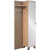 Carryhome Garderobe MEDAN, Holznachbildung von Carryhome