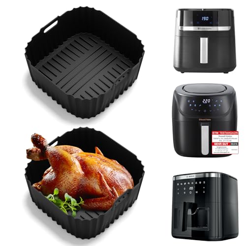 Silikonform HeißLuftfritteuse für Russell Hobbs Heißluftfritteuse XXL 8L/8,3L, Airfryer Silikonform Antihaft für Bosch Heißluftfritteuse Serie 6, XXL 7,2 L, Air Fryer Silikon Einsatz Zubehör (1PCS) Silikonform HeißLuftfritteuse für Russell Hobbs Heißluftfritteuse XXL 8L/8,3L, Airfryer Silikonform Antihaft für Bosch Heißluftfritteuse Serie 6, XXL 7,2 L, Air Fryer Silikon Einsatz Zubehör (1PCS) von Carseatty