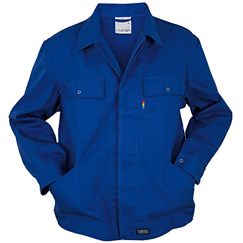 Carson Classic Workwear Arbeitsbundjacke aus reiner Baumwolle, 1 Stück, 50, royal, KTH728.A von CARSON