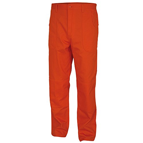Carson Classic Workwear Arbeitshose aus reiner Baumwolle, 1 Stück, 44, orange, KTH709H.OR von Carson Classic Workwear