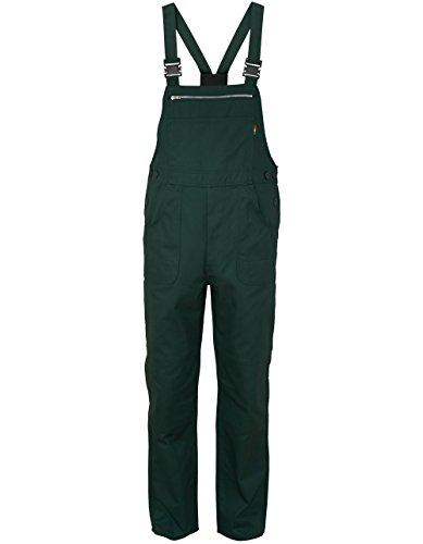 Carson Classic Workwear Arbeitslatzhose aus reiner Baumwolle, 1 Stück, 44, moosgrün, KTH26.GRÜ von Carson Classic Workwear