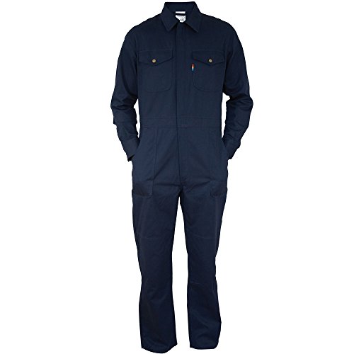 Carson Classic Workwear Arbeitsoverall aus reiner Baumwolle, 1 Stück, 44, marine, KTH735.HY von Carson Classic Workwear