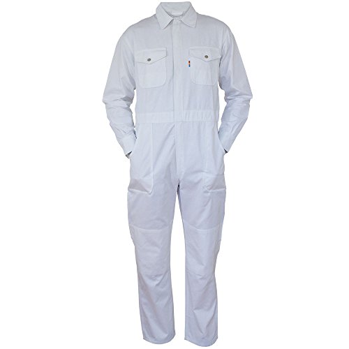 Carson Classic Workwear Arbeitsoverall aus reiner Baumwolle, 1 Stück, 48, weiß, KTH735.W Carson Classic Workwear Arbeitsoverall aus reiner Baumwolle, 1 Stück, 48, weiß, KTH735.W von Carson Classic Workwear