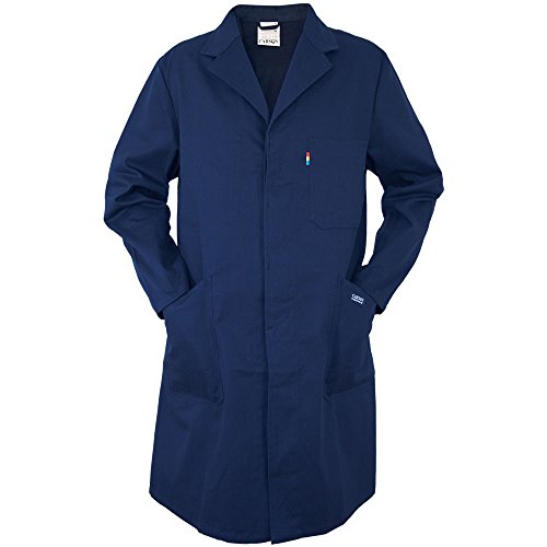 Carson Classic Workwear Carson Arbeitsmantel aus Reiner Baumwolle, 1 Stück, 46, marine, KTH741,HY von Carson Classic Workwear