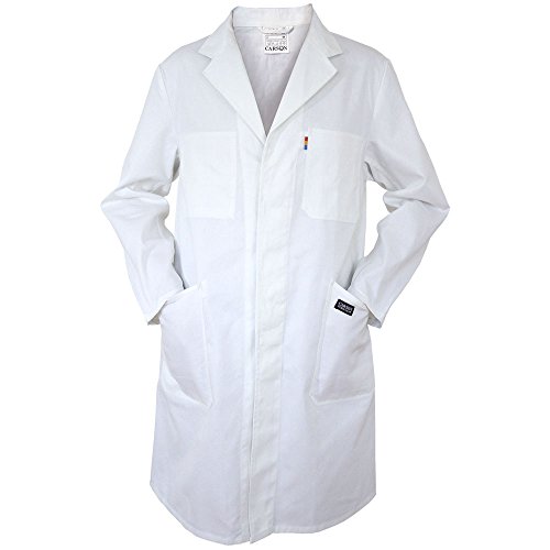 Carson Classic Workwear Carson Arbeitsmantel aus Reiner Baumwolle, 1 Stück, 60, weiß, KTH741,W Carson Classic Workwear Carson Arbeitsmantel aus Reiner Baumwolle, 1 Stück, 60, weiß, KTH741,W von Carson Classic Workwear
