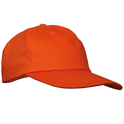 Carson Classic Workwear Carson Classic 6-Panel Cap, 1 Stück, One-size, Orange, KTHC.OR von CARSON