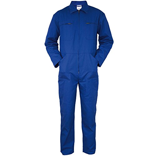 Carson Classic Workwear Rallye Overall aus Reiner Baumwolle, 1 Stück, 54, Royal, KTH735.HY von Carson Classic Workwear