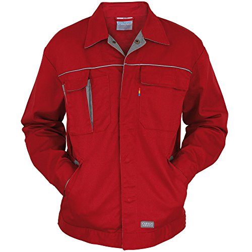 Carson Contrast Arbeitsjacke, 1 Stück, 44, rot/Grau, CC710.RTG von Carson Contrast