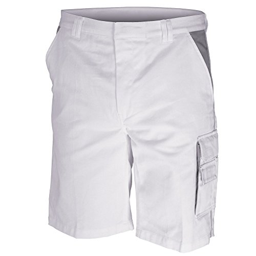 Carson Contrast Arbeitsshorts, 1 Stück, 54, weiß/grau, CC709S.WG von Carson Contrast