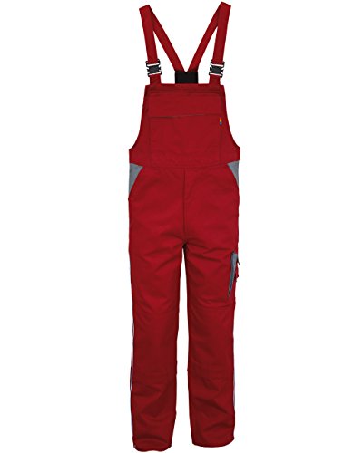 Carson Contrast Latzhose, 1 Stück, 102, rot/grau, CC726.RTG von Carson Contrast