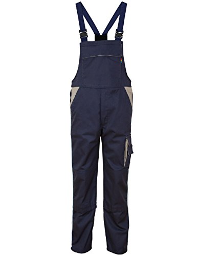 Carson Contrast Latzhose, 1 Stück, 106, deep navy/grau, CC726.MG von Carson Contrast