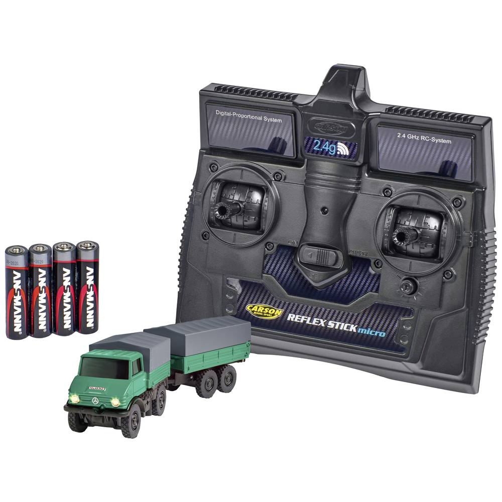 B-Ware Carson Modellsport 500504165 Mb Unimog Forst Mit Hänger 1:87 Rc Siehe Text B-Ware Carson Modellsport 500504165 Mb Unimog Forst Mit Hänger 1:87 Rc Siehe Text von Carson Modellsport