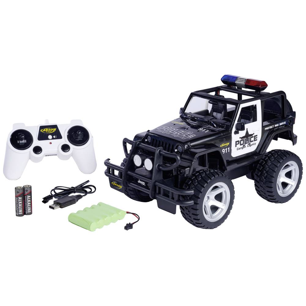 B-Ware Carson Modellsport Jeep Wrangler Police Rc Auto Elektro Geländewagen 1:12 B-Ware Carson Modellsport Jeep Wrangler Police Rc Auto Elektro Geländewagen 1:12 von Carson Modellsport