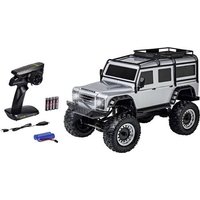 Carson Modellsport Land Rover Defender Silber 1:8 RC Modellauto Elektro Geländewagen Allradantrieb von Carson Modellsport