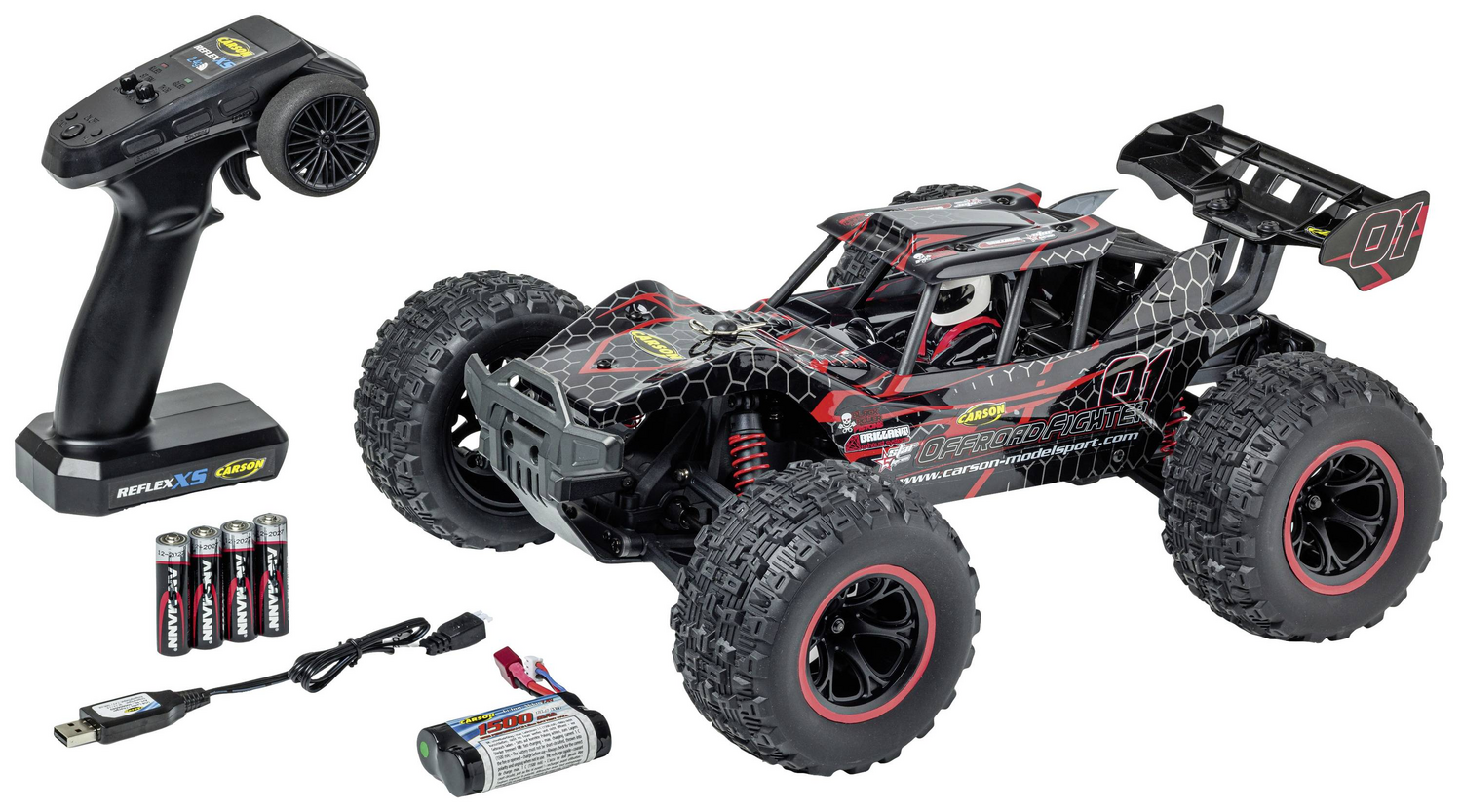 B-Ware Carson Modellsport Rc Modellauto Truggy Offroad Fighter Cage Elektro Defektware B-Ware Carson Modellsport Rc Modellauto Truggy Offroad Fighter Cage Elektro Defektware von Carson Modellsport