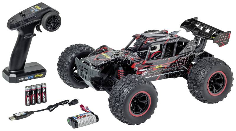 B-Ware Carson Modellsport Rc Modellauto Truggy Offroad Fighter Cage Elektro Defektware von Carson Modellsport